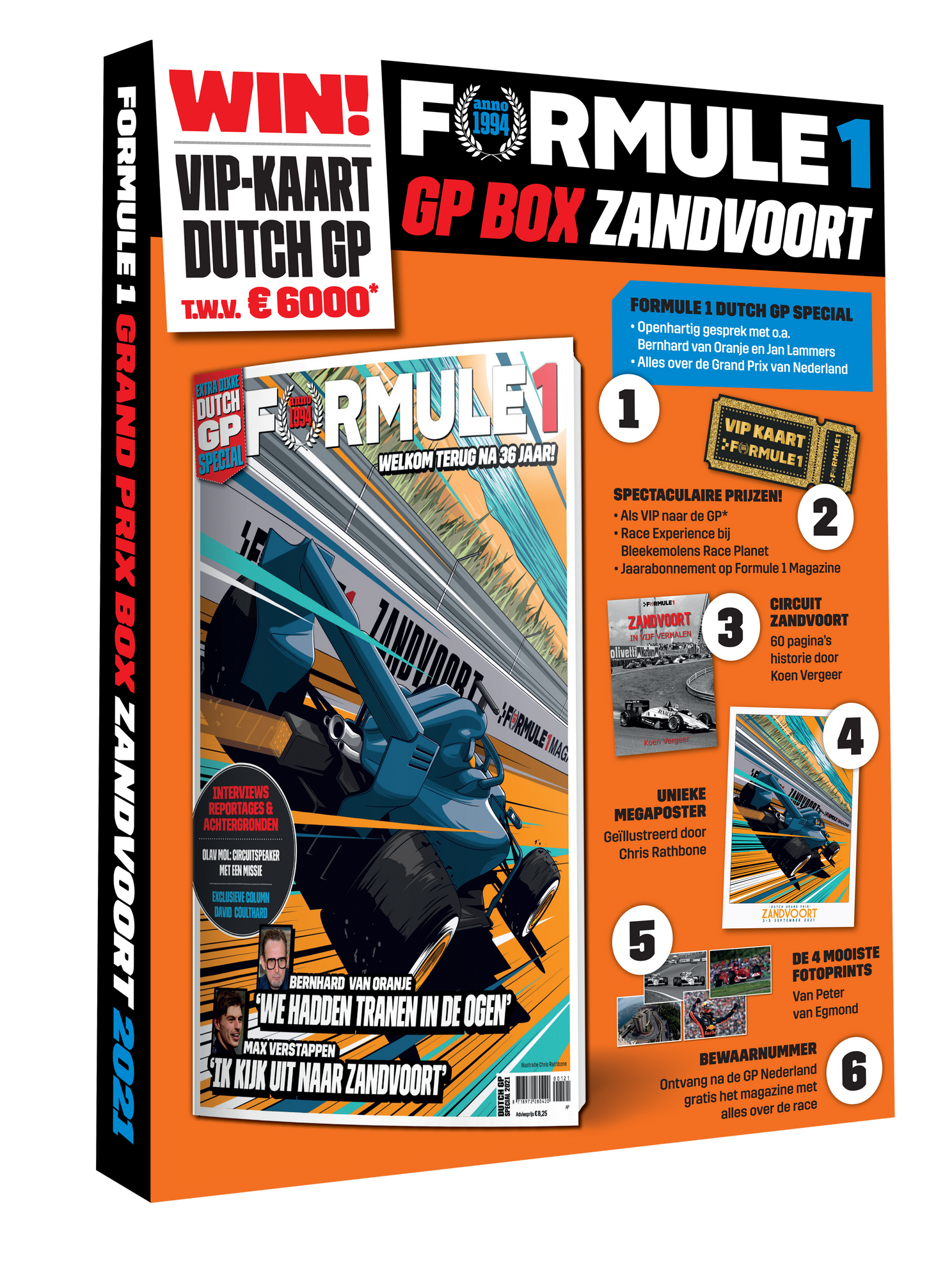 Kan je niet wachten tot de GP Nederland? Breng jezelf op de hoogte met de Dutch GP Box!