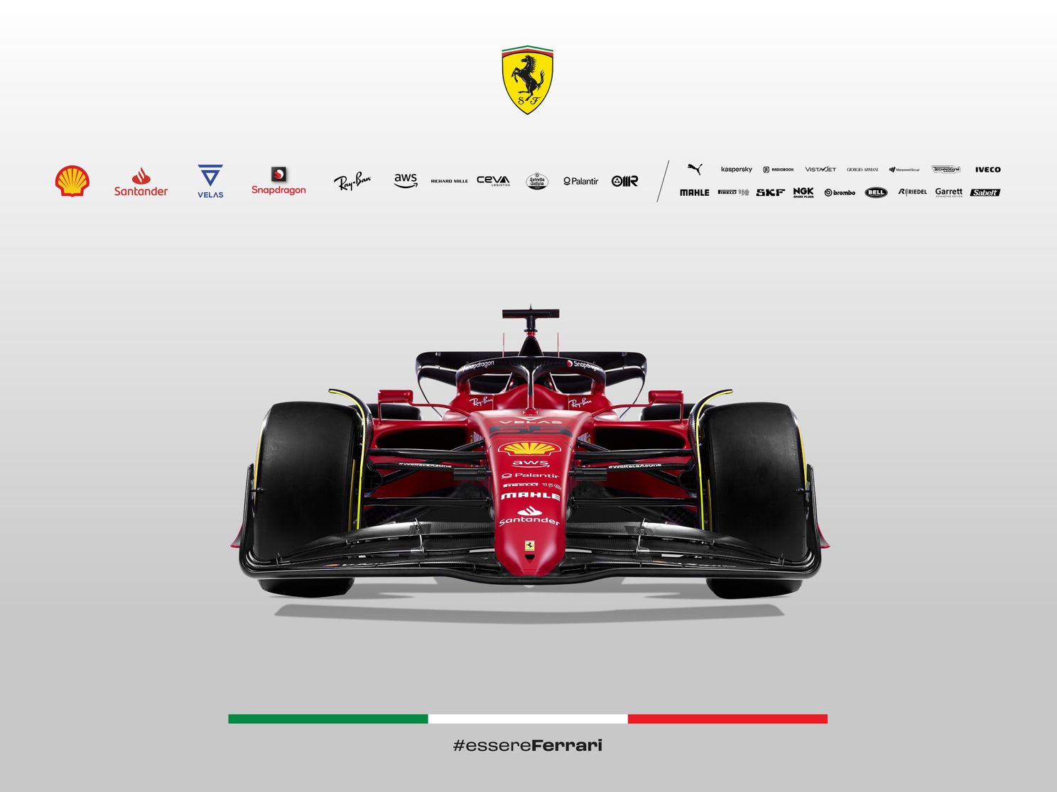 Foto's: Ferrari toont strakke livery en bijzondere details met de F1-75