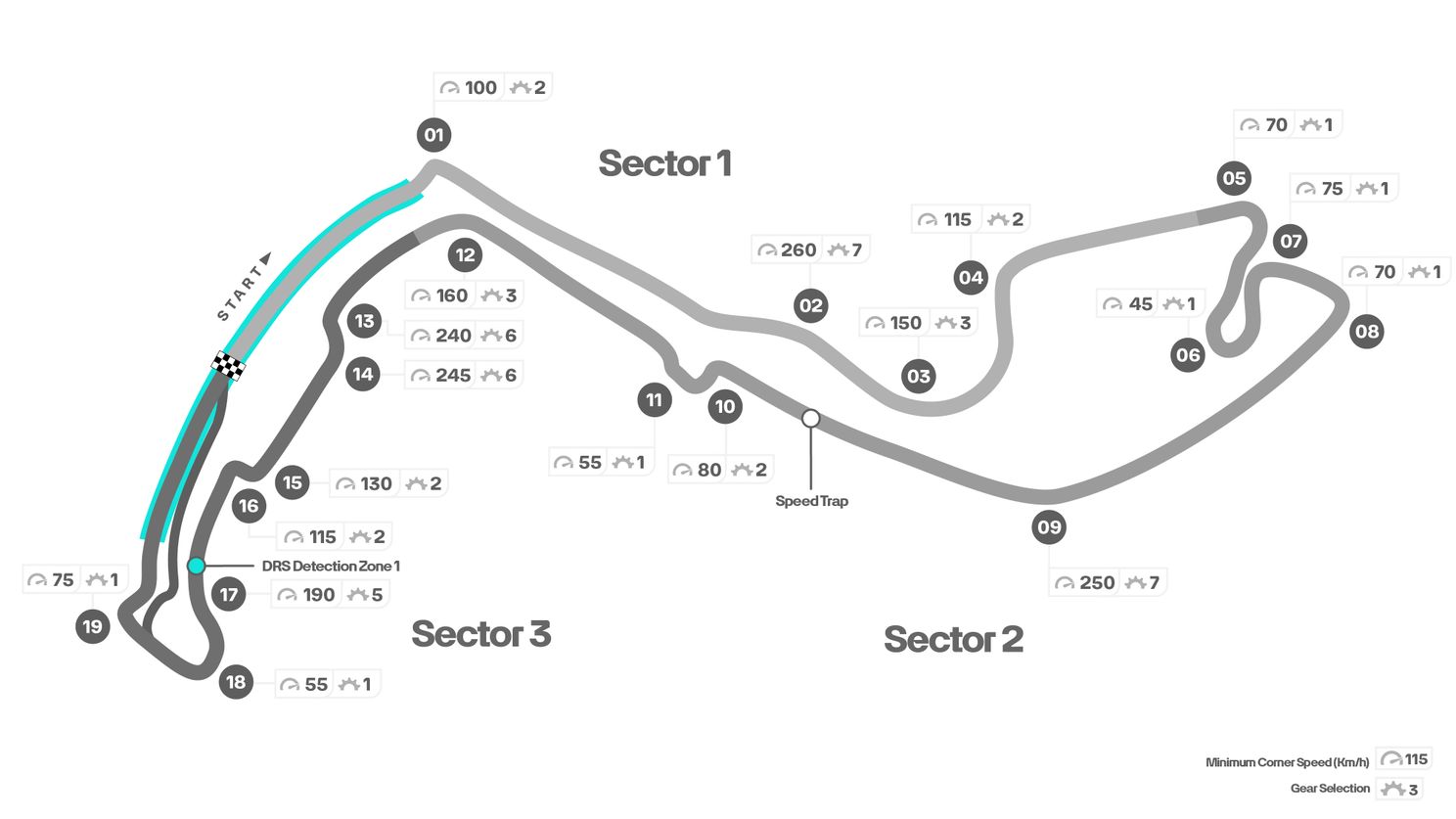 Een rondje Monaco. (Foto: Mercedes AMG F1)