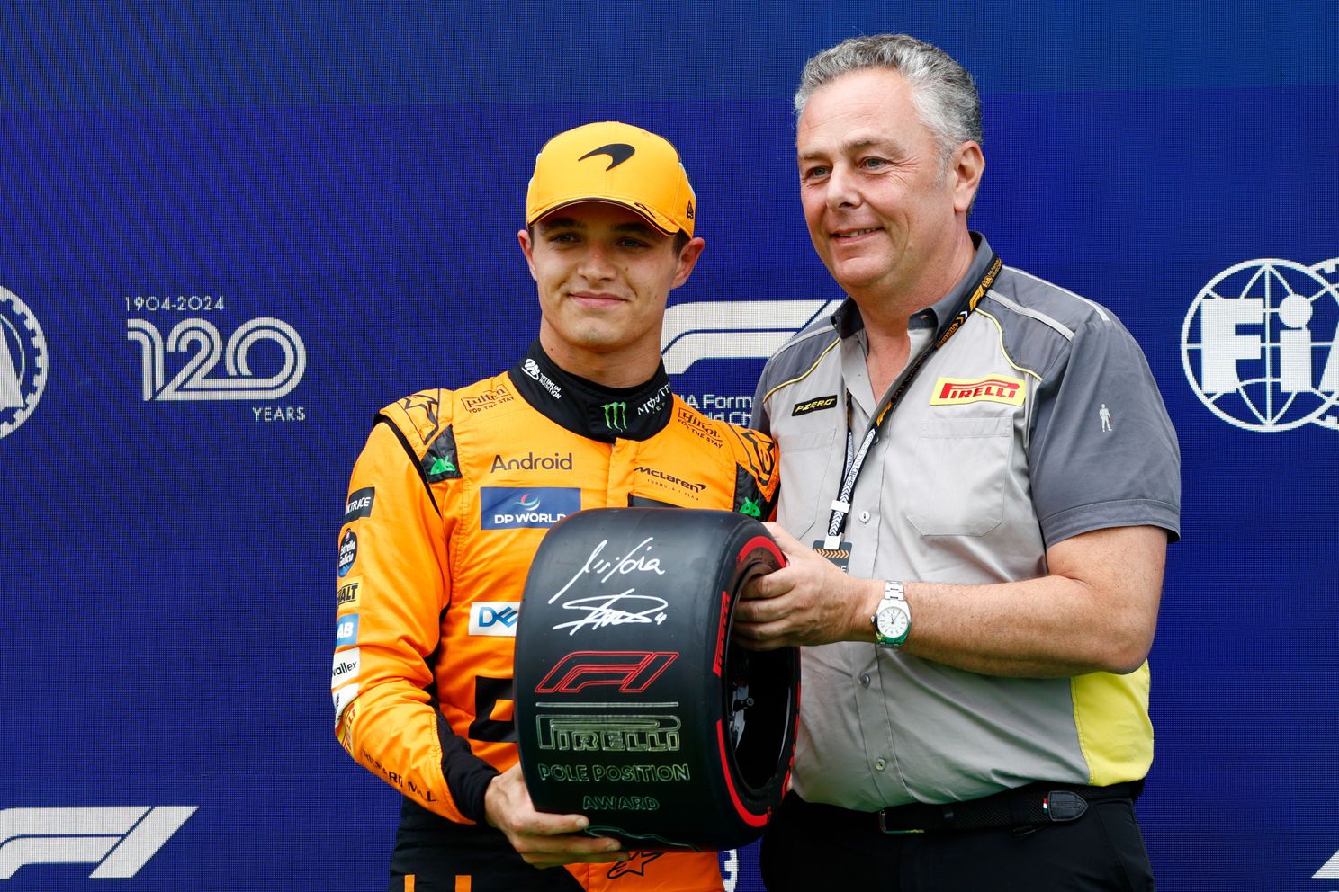 lando norris hongarije pole mario isola 2024