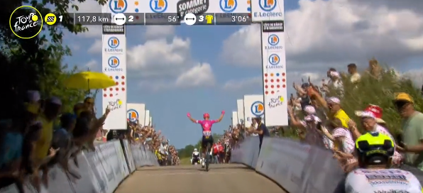 Dromen zijn geen bedrog; Fabio Jakobsen knalt naar ritzege in Tour de France, Van Aert pakt geel