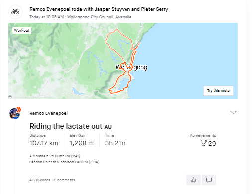 Van der Poel zegt 'hallo Australië', Van Aert begint laatste seizoensweek goed en Evenepoel fietst lactaat eruit