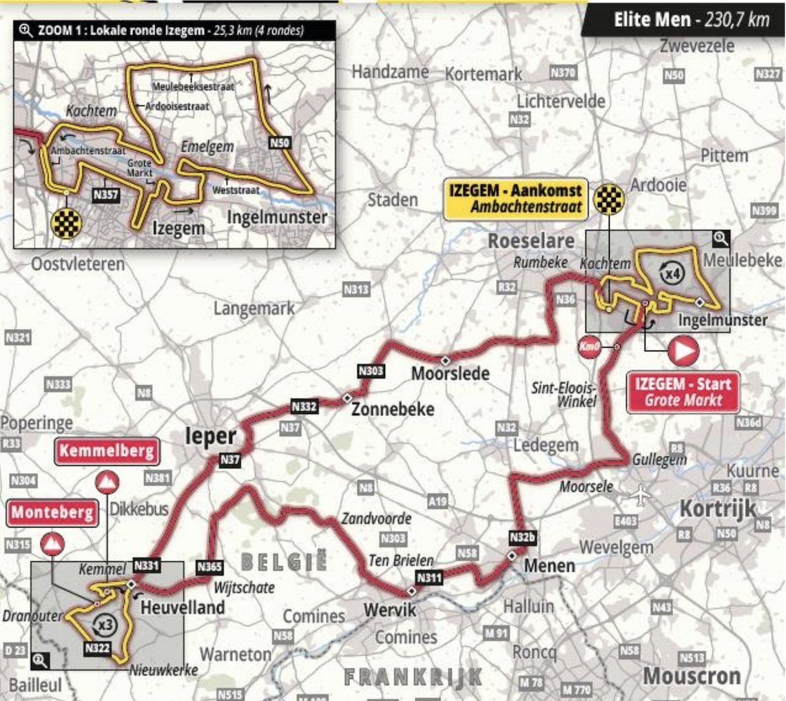 Voorbeschouwing BK wielrennen 2023 - mannen | Strijd tussen Philipsen en Van Aert in de maak?