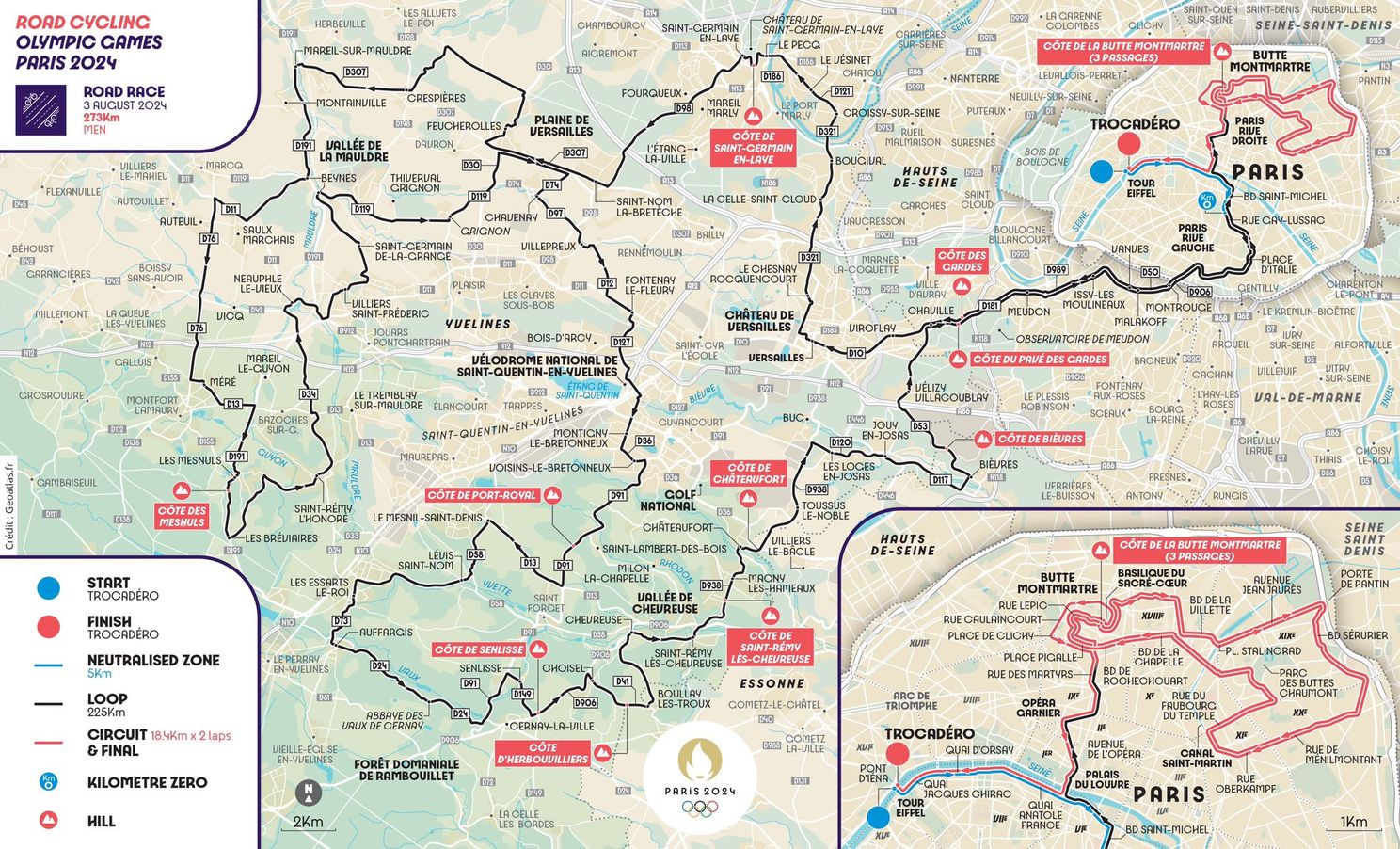 "Van der Poel and Van Aert going all out for the win in Paris? Here’s what you need to know about the 2024 Olympic road race!