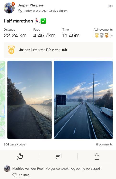 Philipsen geeft hardlopende wielrenners een nieuwe dimensie, Van der Poel reageert gevat