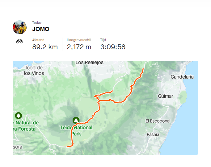 'JOMO'; Wout van Aert vat Strade Bianche-afwezigheid in één afkorting samen vanop Tenerife