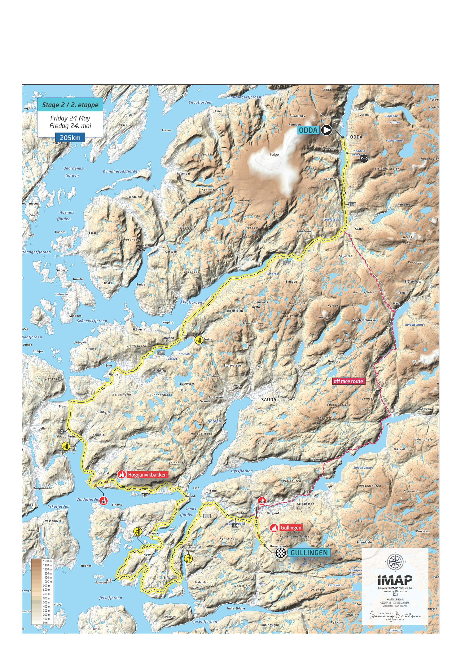 Favorieten etappe 2 Ronde van Noorwegen 2024 | Visma | Lease a Bike moet list verzinnen tegen Nys