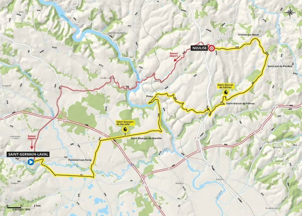 Favorites and start times for stage 4 of the 2024 Critérium du Dauphiné | The arm wrestling begins, Roglic with an advantage