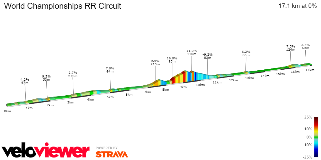 Profile men's World Championships Road Race 2022