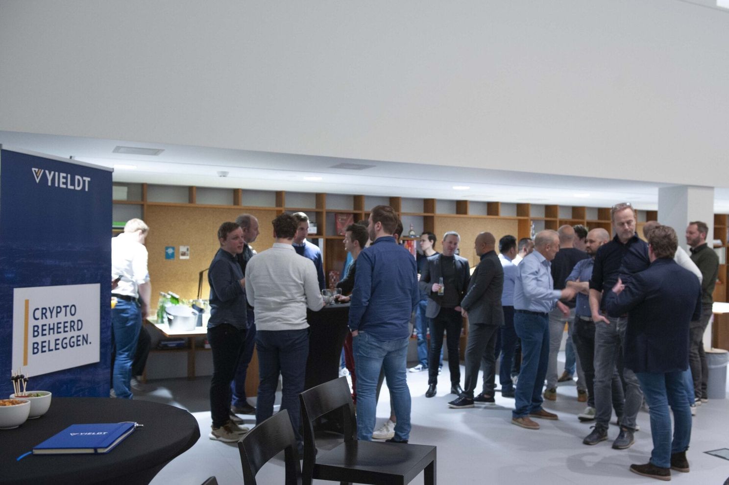Kennismakingssessie cryptobelegger Yieldt in Rotterdam