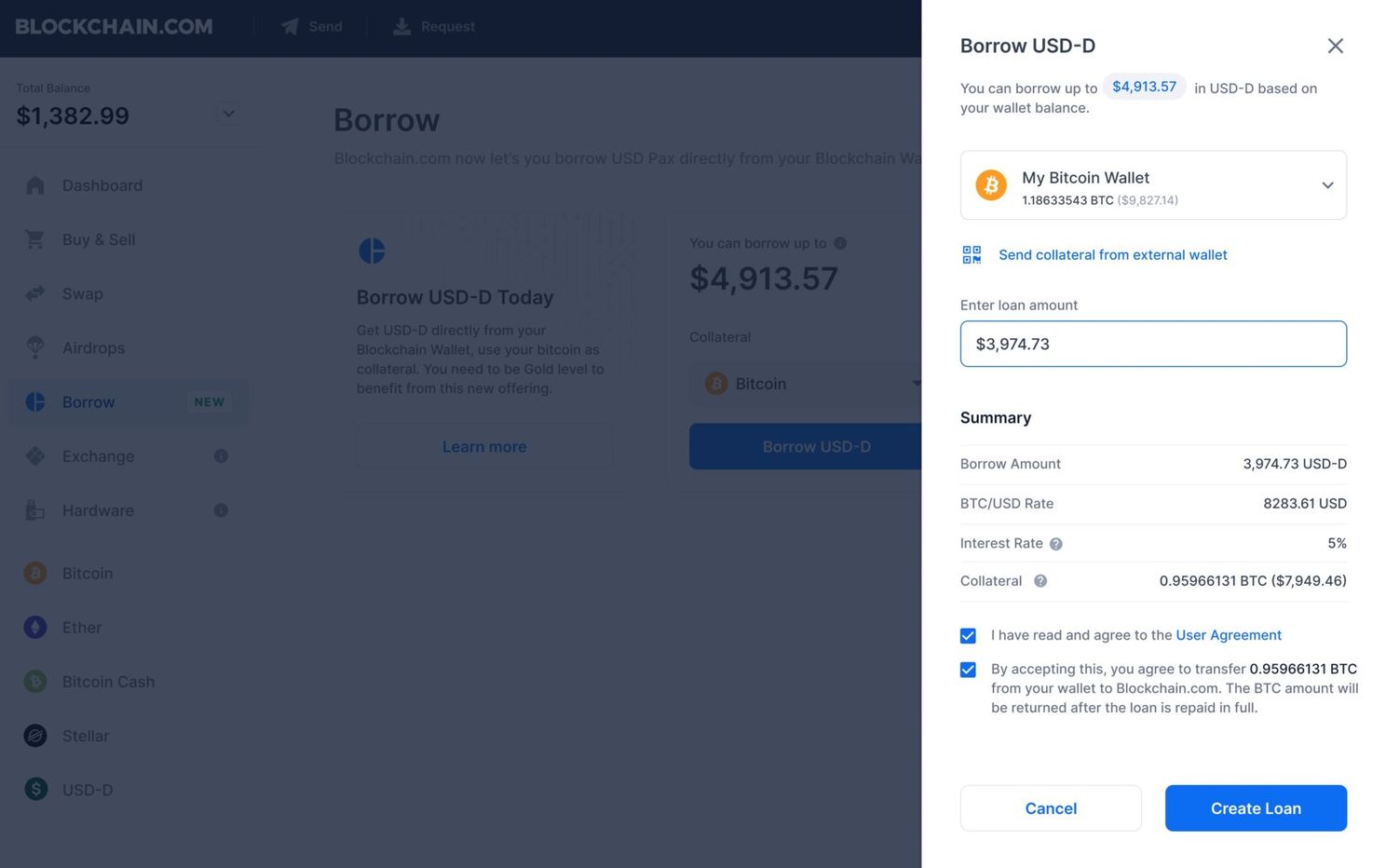 Bitcoin (BTC) uitlenen in ruil voor dollars, Blockchain.com ziet marktkans