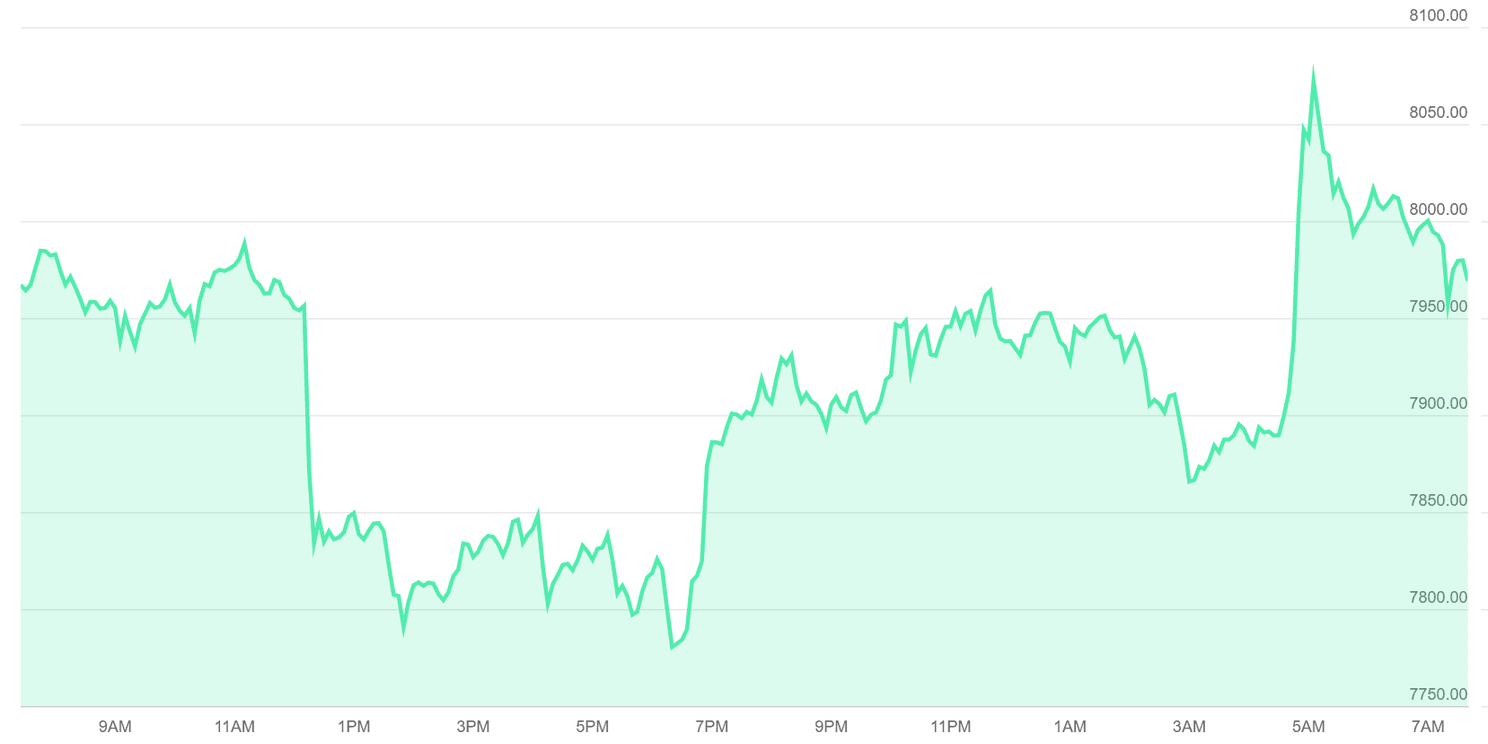 Bitcoin (BTC) koers even door $8.000, Litecoin (LTC) stijgt 366% in 2019