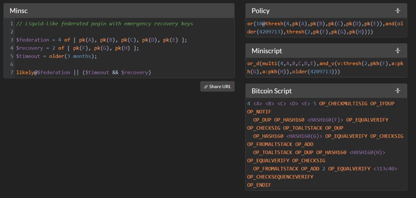 Bitcoin als programmeerbaar geld: Minsc, Simplicity, Vaults en DLC's