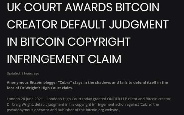 De kronieken van Bitcoin fantast Craig Wright door Arthur van Pelt (deel 2)
