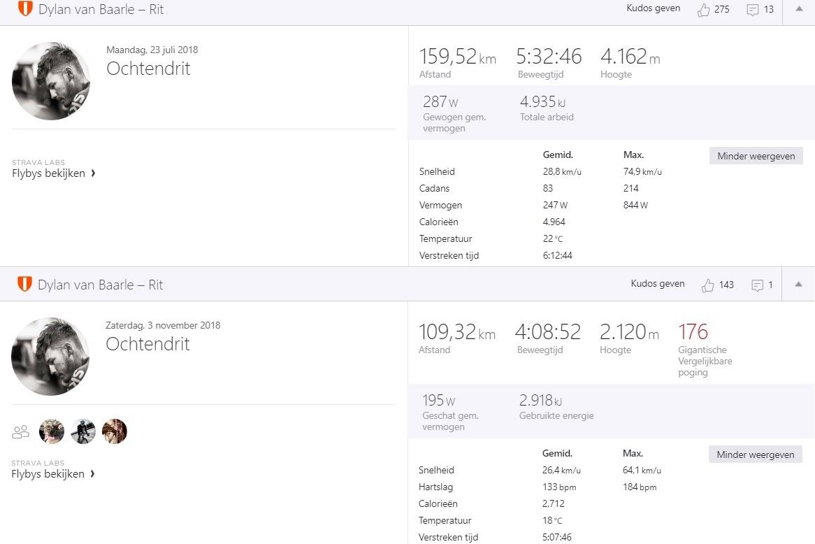 Gespot op Strava: Van Baarle warmt zijn diesel langzaam op in heuvels van Monaco