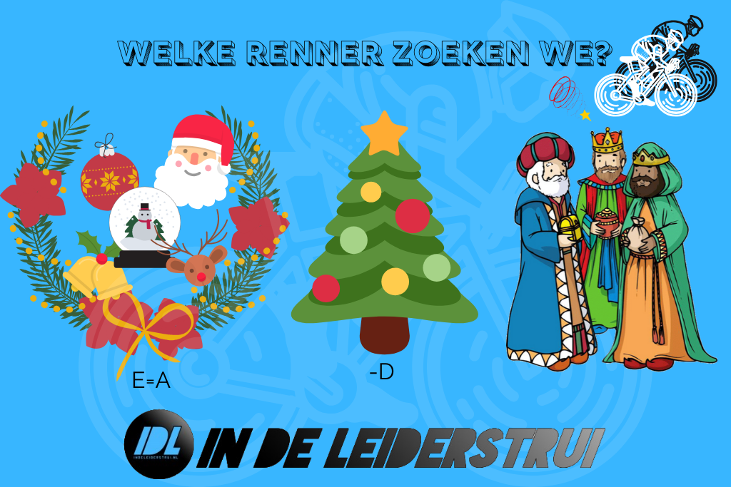 In de Leiderstrui wielerrebus #8: Welke wielrenner zoeken we? (+ Antwoord)