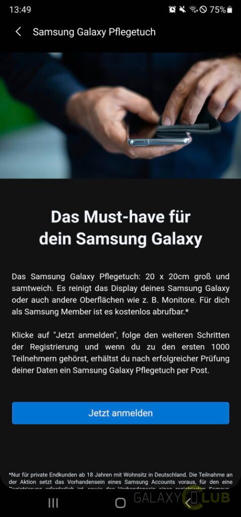 'A matter of time before Samsung starts selling cleaning cloths'
