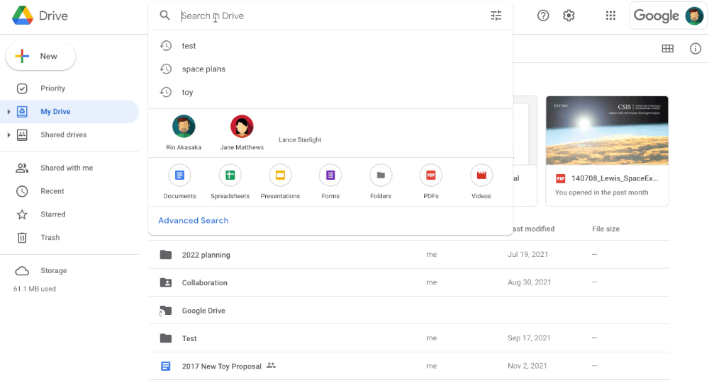 Google Drive: handy filters let you search better from now on