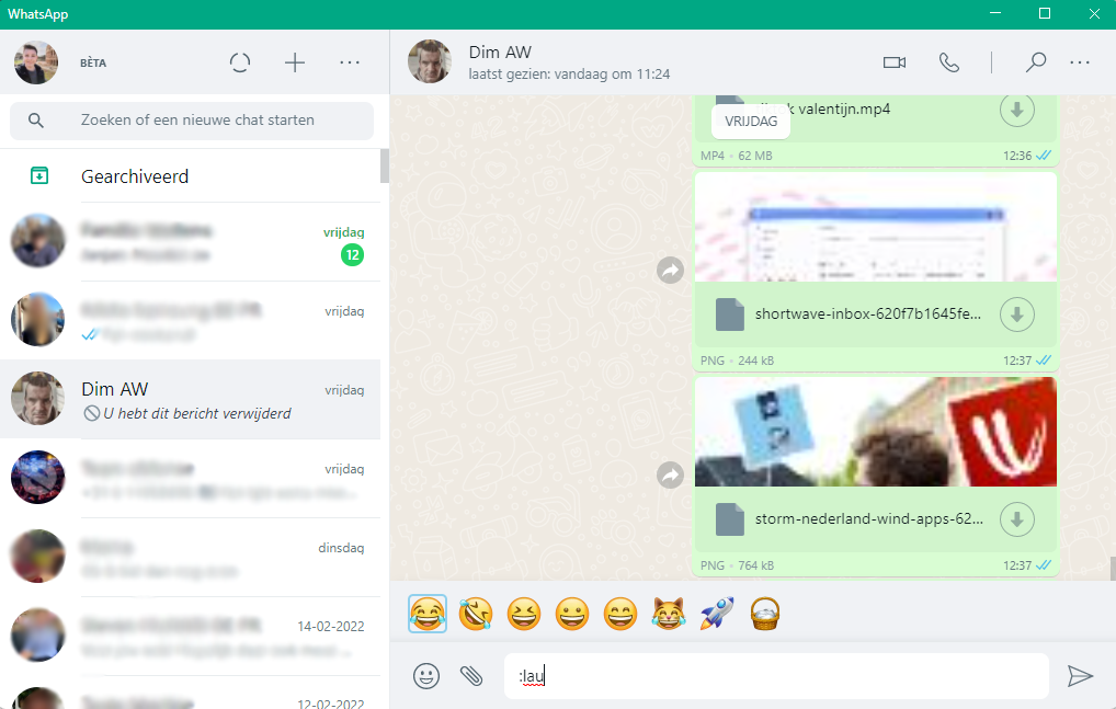 WhatsApp Beta for Windows now lets you use emoji at lightning speed