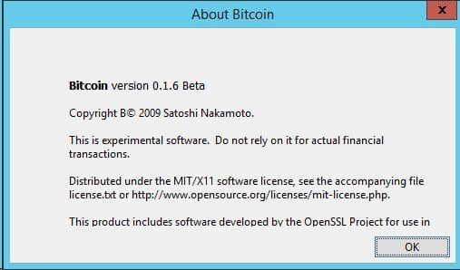 Hoe ziet een oude versie van Bitcoin er uit? Poker en het eerste logo