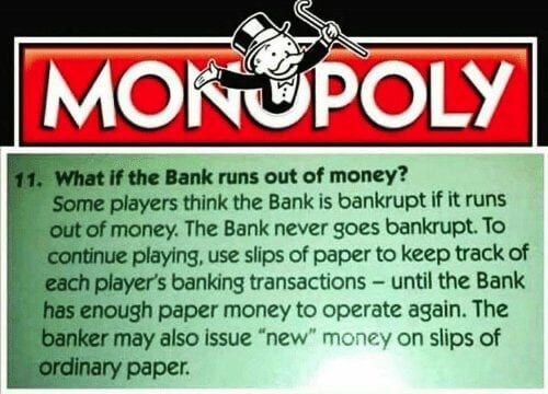 Bitcoin (BTC) op $9.477, geld en bitcoin uitgelegd met monopoly