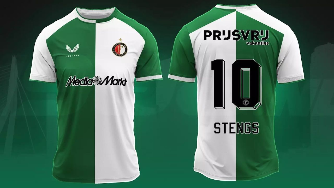 Het nieuwe shirt van Feyenoord uitgelekt (en het is groen!)