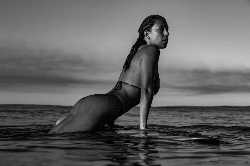 FrankieBees mocht even met Devin Brugman het water in