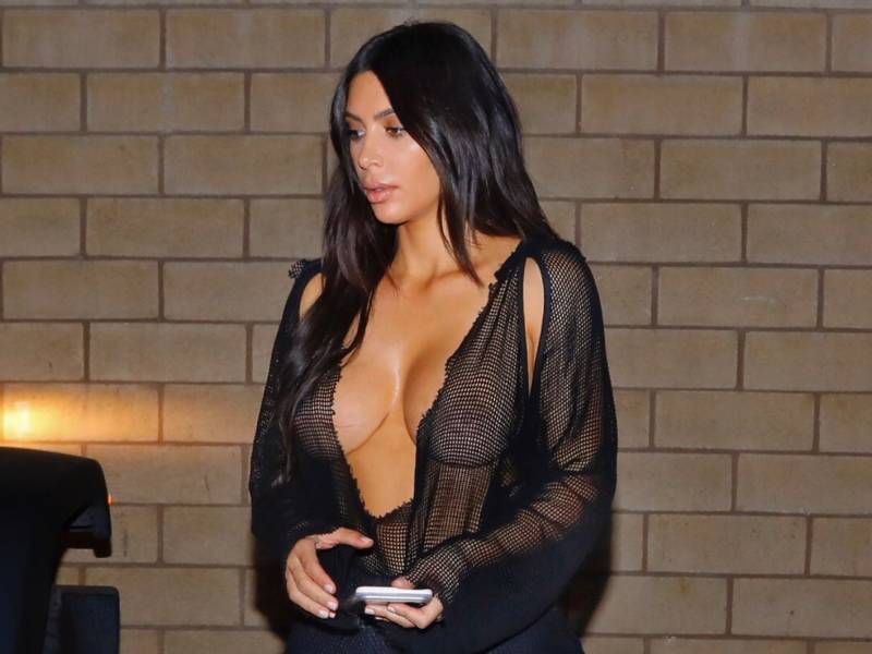 Trek dan niets aan Kim Kardashian