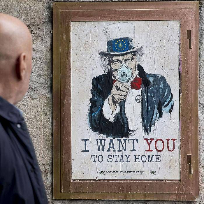 20 keer street art gerelateerd aan Covid-19