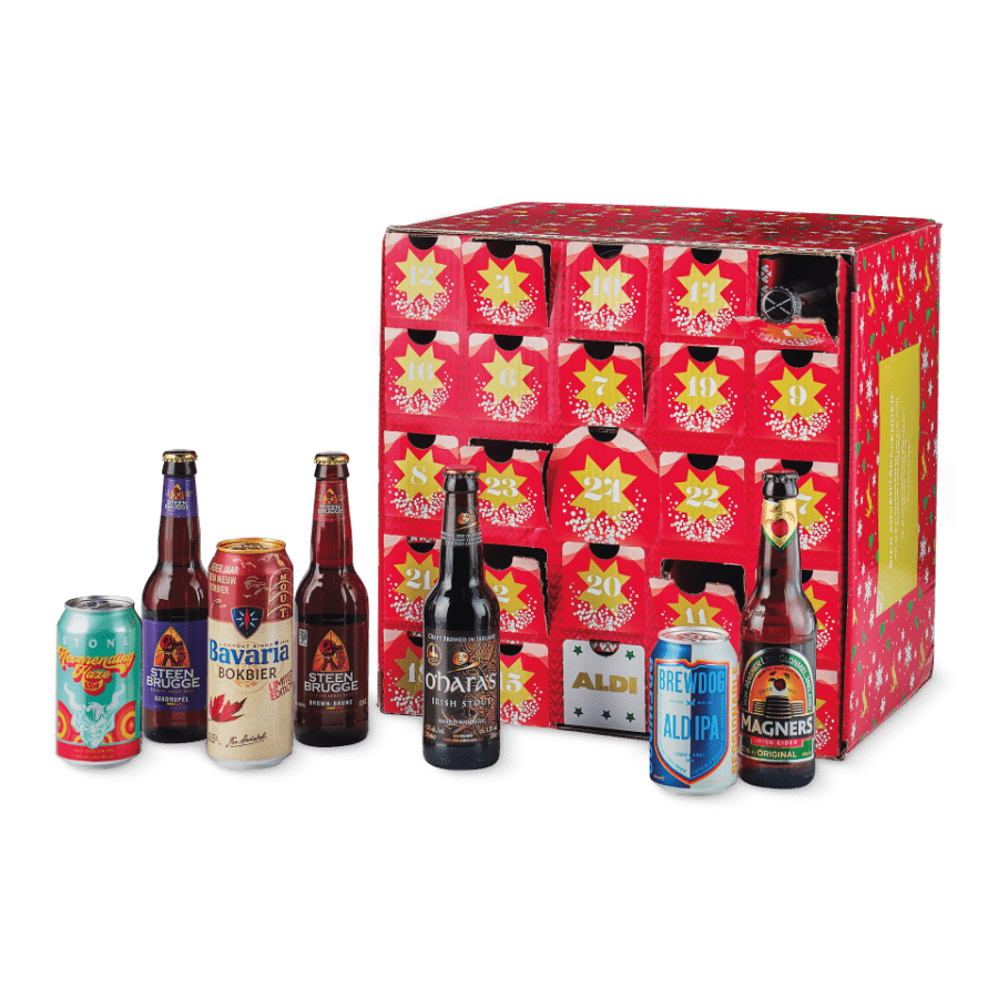 Adventskalender 2021 met wijn en bier bij Aldi