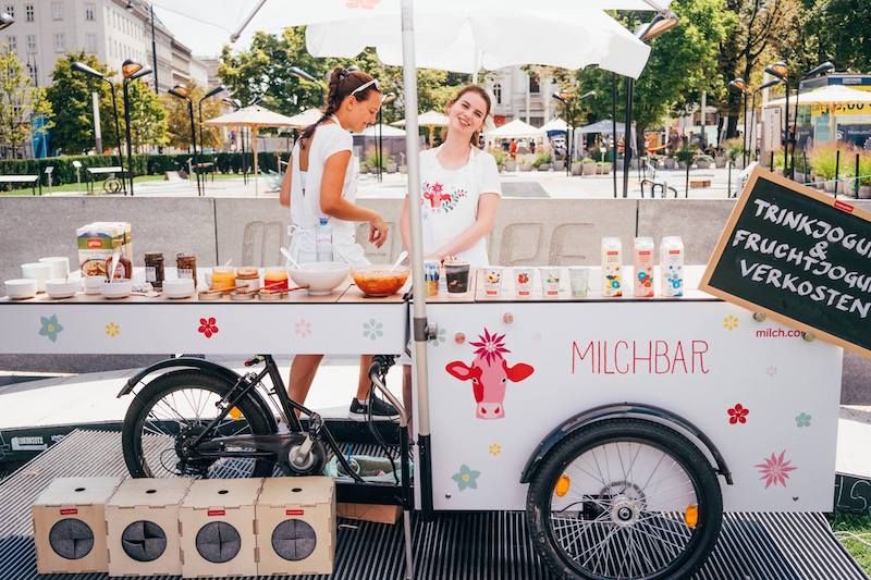 Bar of klein restaurant waar je mee kunt fietsen