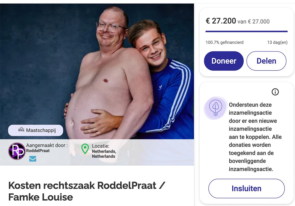 Hoppakee, Roddelpraat heeft 27.000 euro binnen voor verloren kort geding Famke Louise