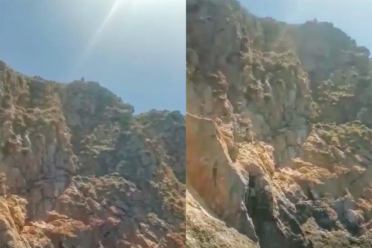 Spaans dagblad deelt video van fatale sprong Nederlandse toerist van klif Mallorca