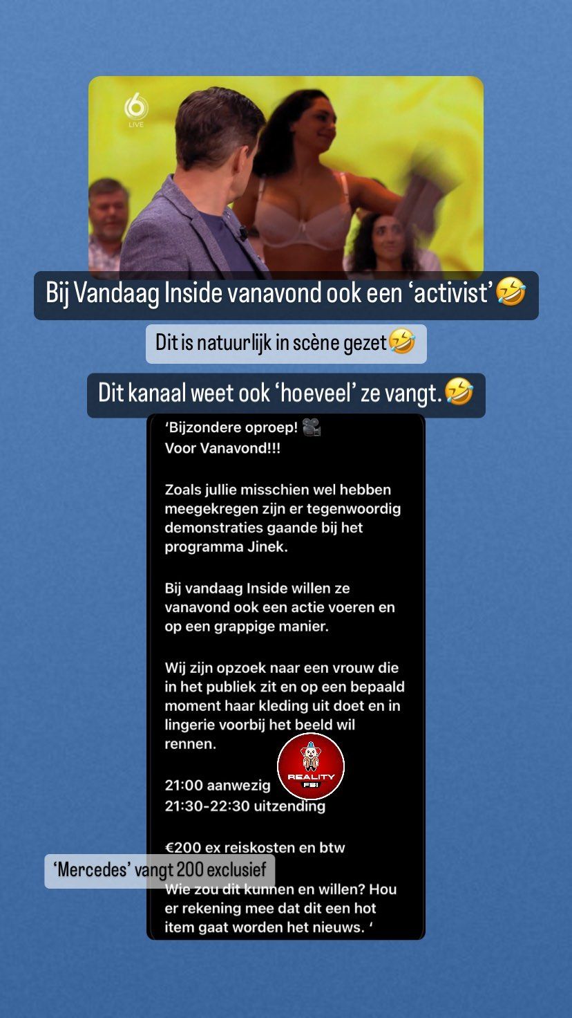 Dit is hoeveel de streaker bij