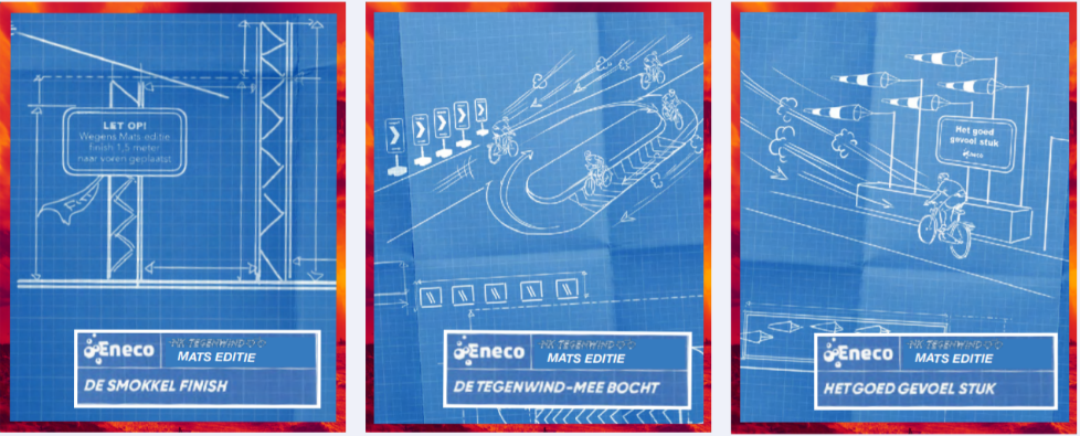 Oer-Hollands lastig en ludiek: Eneco NK Tegenwindfietsen vangt weer veel wind