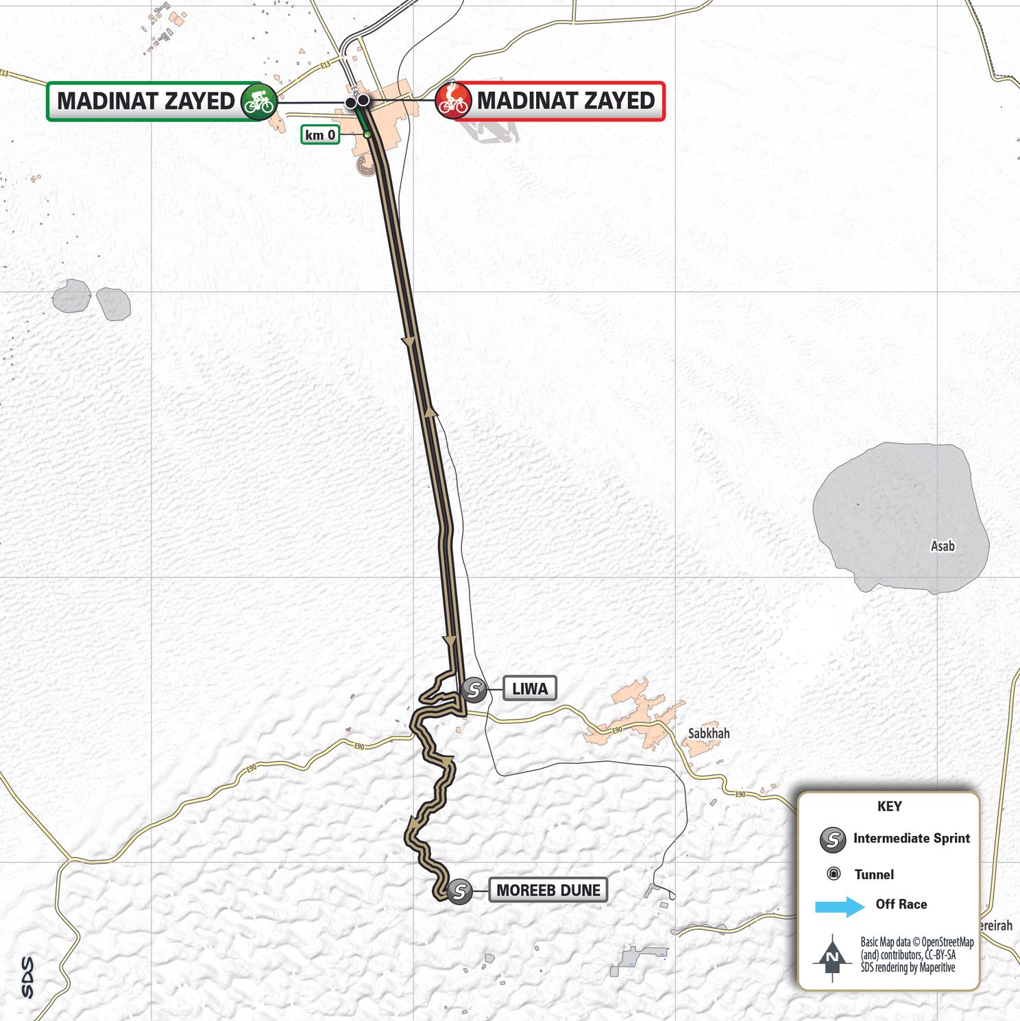 Favorieten etappe 1 UAE Tour 2022 | Sprinten met laatste rechte lijn van 60 kilometer...
