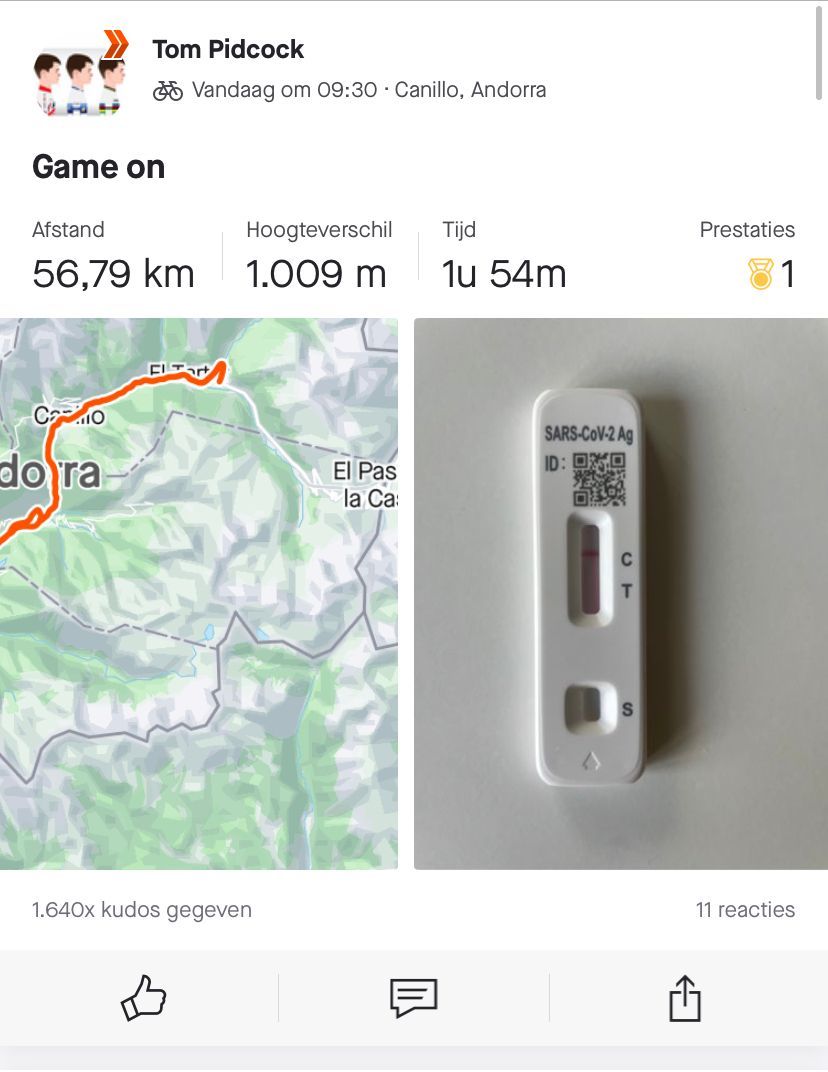 Ondertussen in het peloton | Pidcock en Sagan trainen weer na Covid-19, Gaudu verlengt contract