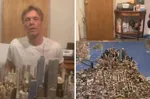 Wat een toewijding! Man bouwt 21 jaar lang aan mini-versie van New York in hout
