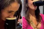 Pint Guinness binnen kappen zonder handen blijkt uiteindelijk toch niet zo'n goed idee