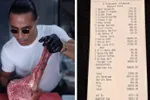 Salt Bae (nog maar eens) hard aangepakt nadat hij hallucinante rekening van klanten deelt: "Dit is eigenlijk gênant!"