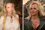 Lottie Moss pakt uit met imitatie van Pamela Anderson in 'Barb Wire' en het internet verliest de pedalen (foto's)