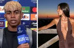 Lamine Yamal heeft een nieuw lief en de Barça-fans (en wij) zijn grote fan van haar schaars geklede kiekjes