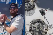 Dude Perfect verpulvert wereldrecord voor hoogste basketbalworp ooit en scoort vanop 260 meter