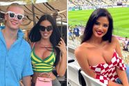 Fans gaan los op foto van Haaland met 'meest sexy fan van het WK': "Lastig, met twee ballen!"