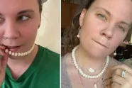 Amanda maakt halskettingen en andere juwelen van sperma, en kan de bestellingen niet bijhouden