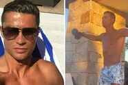 Zo houdt Cristiano Ronaldo zich fit op vakantie: gewichten heffen en... dansen (video)