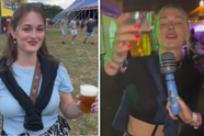 Hollandse dames veranderen in stervende zwanen tijdens 'eerste vs. laatste pintje' video