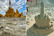 Soaked Man! Tienduizenden festivalgangers (nog dagen) vast op Burning Man door hevige regenval