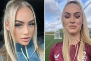 'Knapste voetbalster ter wereld' krijgt bakken kritiek na 1-7 verlies en... make-up tijdens de match