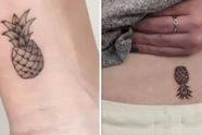 Vrouw in shock nadat ze ontdekt dat haar ananas-tattoo een geheime (pikante) betekenis heeft